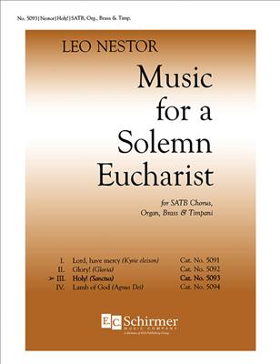 Leo Nestor: Music for a Solemn Eucharist: No. 3. Sanctus: Gemischter Chor mit Ensemble