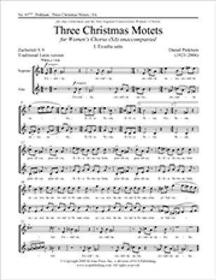 Daniel Pinkham: Three Christmas Motets: (Arr. Conrad Susa): Frauenchor A cappella