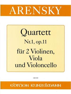 Anton Stepanovich Arensky: Streichquartett Nr. 1: Streichquartett