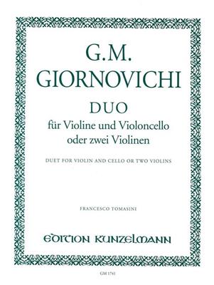 Giovanni Mane Giornovichi: Duo Für Violine und Violoncello: Streicher Duett