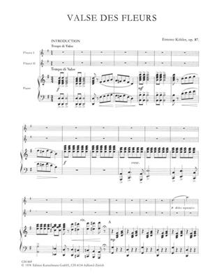 E. Kohler: Valse De Fleurs Op.87: Flöte Duett