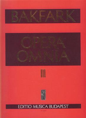 Bálint Bakfark: Opera omnia: Sonstige Zupfinstrumente