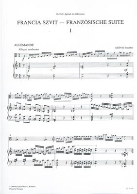 Erzsébet Szönyi: Französische Suite: Viola mit Begleitung