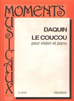 Jean-Luc Darbellay: Le coucou: Violine mit Begleitung