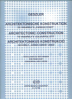 György Geszler: Architektonische Konstruktion: Klavier vierhändig