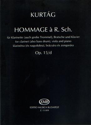 György Kurtág: Hommage a R. Schumann op. 15d: Kammerensemble