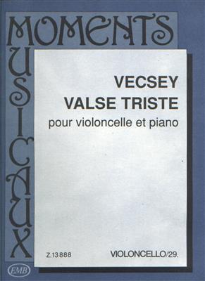 Ferenc Vecsey: Valse triste: Cello mit Begleitung