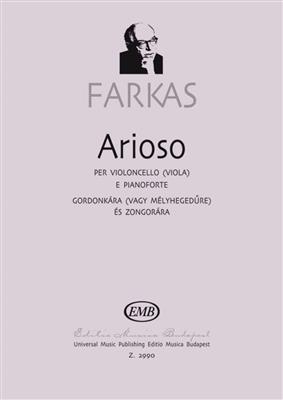 Ferenc Farkas: Arioso für Violoncello (Viola) und Klavier: Cello mit Begleitung