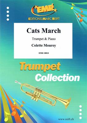 Colette Mourey: Cats March: Trompete mit Begleitung