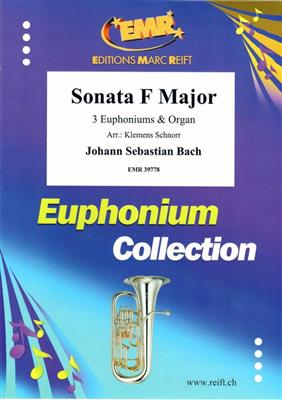 Johann Sebastian Bach: Sonata F Major: (Arr. Klemens Schnorr): Bariton oder Euphonium Ensemble