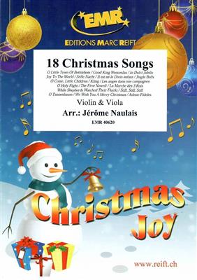 18 Christmas Songs: (Arr. Jérôme Naulais): Streicher Duett