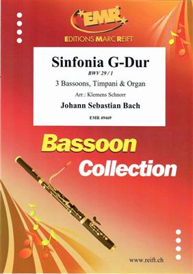 Johann Sebastian Bach: Sinfonia G-Dur: (Arr. Klemens Schnorr): Fagott Ensemble