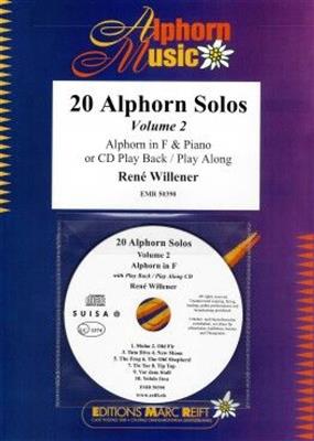 René Willener: 20 Alphorns Solos Volume 2: Sonstige Holzbläser