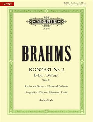Johannes Brahms: Piano Concerto No.2 In Bb Major Op.83: Klavier Duett