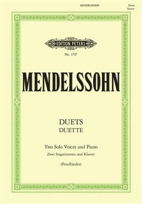Felix Mendelssohn Bartholdy: Vocal Duets: Gesang Solo