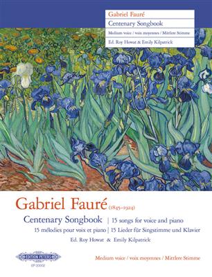Gabriel Fauré Centenary Songbook: Gesang mit Klavier