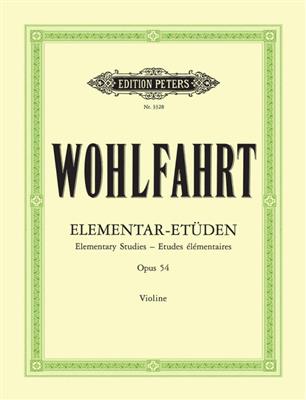 Franz Wohlfahrt: 40 Etudes Opus 54: Violine Solo