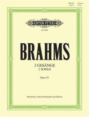 Johannes Brahms: 2 Songs Op.91 For Alto Voice, Viola & Piano: Kammerensemble