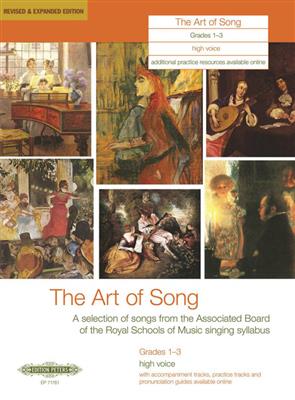 The Art of Song Grades 1-3, Medium-High Voice: Gesang mit Klavier
