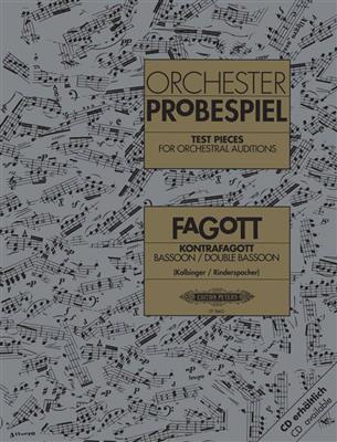 Orchester Probespiel Fagott: Fagott Solo