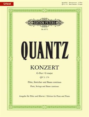 Johann Joachim Quantz: Flute Concerto in G Major QV5:174: Flöte mit Begleitung