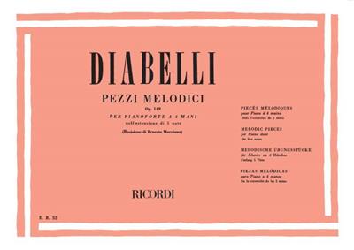 Anton Diabelli: Pezzi Melodici Nell Estensione Di 5 Note, Op. 149: Klavier vierhändig