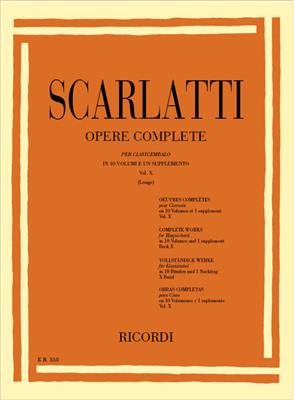 Domenico Scarlatti: Opere Complete Per Clavicembalo Vol. X: Cembalo