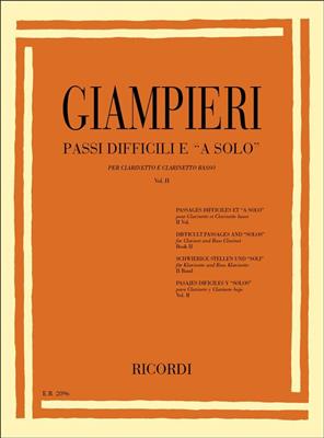 Alamiro Giampieri: Passi Difficili e "A Solo" Vol. 2: Klarinette Solo