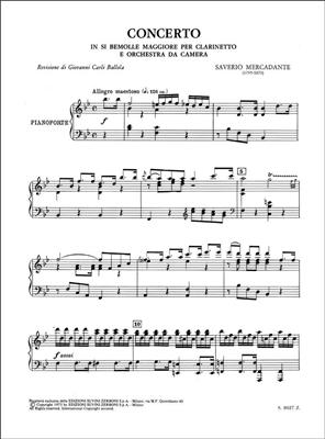 Saverio Mercadante: Concerto B-flat major Op.101: Klarinette mit Begleitung
