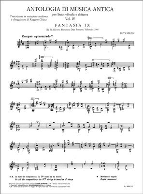 Antologia Di Musica Antica Vol 4 (Chiesa): Gitarre Solo