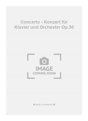 Nikolai Tcherepnin: Concerto - Konzert für Klavier und Orchester Op.30: Klavier Duett
