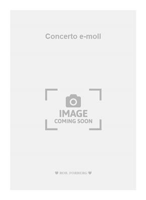 Georges Conus: Concerto e-moll: Violine mit Begleitung