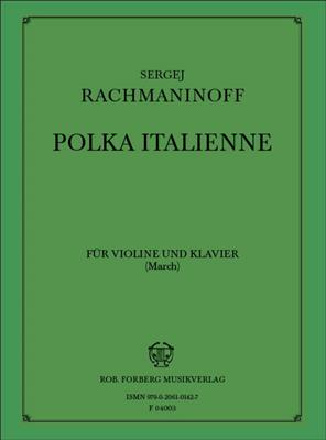 Sergei Rachmaninov: Polka italienne: Violine mit Begleitung