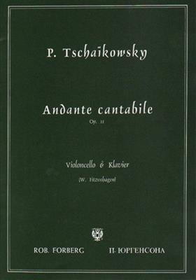 Pyotr Ilyich Tchaikovsky: Andante cantabile, op.11: Cello mit Begleitung