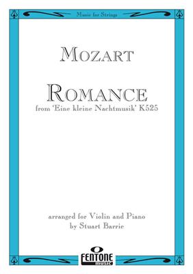 Wolfgang Amadeus Mozart: Romance: (Arr. Stuart Barrie): Violine Solo