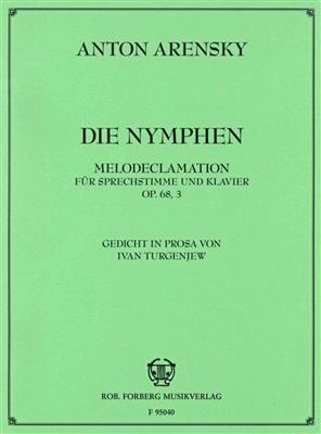 Anton Stepanovich Arensky: Die Nymphen: Gesang mit Klavier