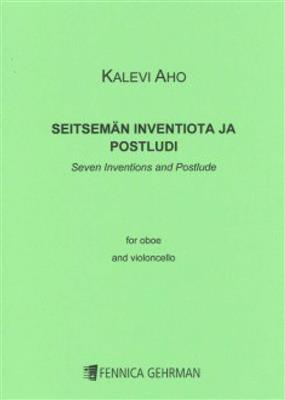 Kalevi Aho: Seven Inventions And Postlude: Oboe mit Begleitung