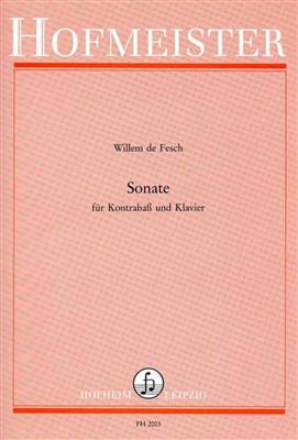 Willem de Fesch: Sonata for Double Bass and Piano: Kontrabass mit Begleitung