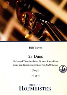 Béla Bartók: 23 Duos: (Arr. Michinori Bunya): Kontrabass Duett