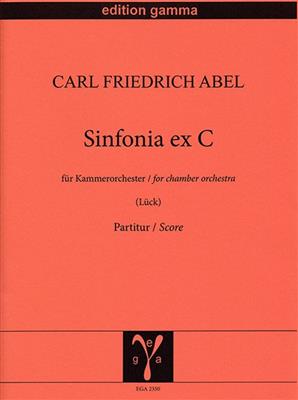 Carl Friedrich Abel: Sinfonia ex C : (Arr. Rudolf Lück): Kammerorchester