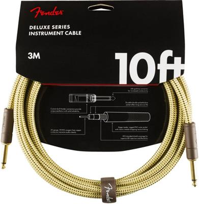 Deluxe 10' Instrument Cable Tweed