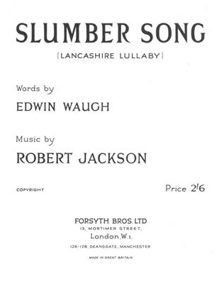 Robert Jackson: Slumber Song (Lancashire Lullaby): Gesang mit Klavier