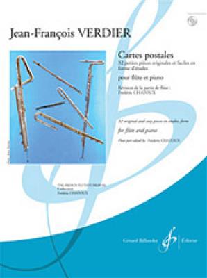 Jean-François Verdier: Cartes Postales: Flöte mit Begleitung
