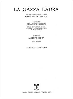 Gioachino Rossini: La Gazza Ladra: Gemischter Chor mit Ensemble