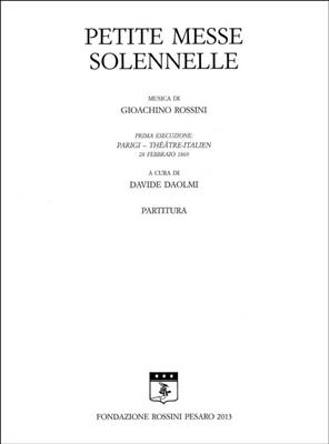 Gioachino Rossini: Petite Messe Solennelle: Gemischter Chor mit Ensemble