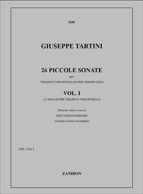 Giuseppe Tartini: 26 Piccole Sonate Vol.1: Streicher Duett