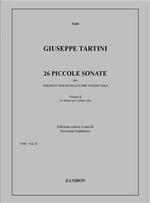 Giuseppe Tartini: 26 Piccole Sonate: Violine Solo
