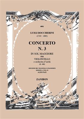 Luigi Boccherini: Concerto N. 3 In Sol Magg. G.480: Cello mit Begleitung