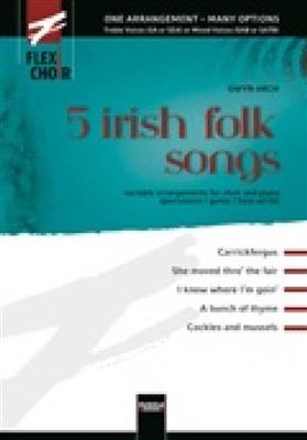 Gwyn Arch: 5 Irish Folk Songs (Flexichoir): Frauenchor mit Begleitung
