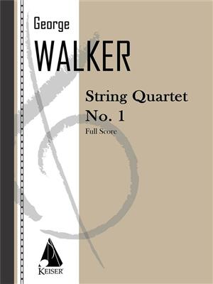 George Walker: String Quartet No. 1: Streichquartett